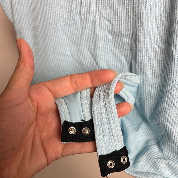 COPY - Baby Blue Henley Brami Bodysuit XS - Picture 3 of 3